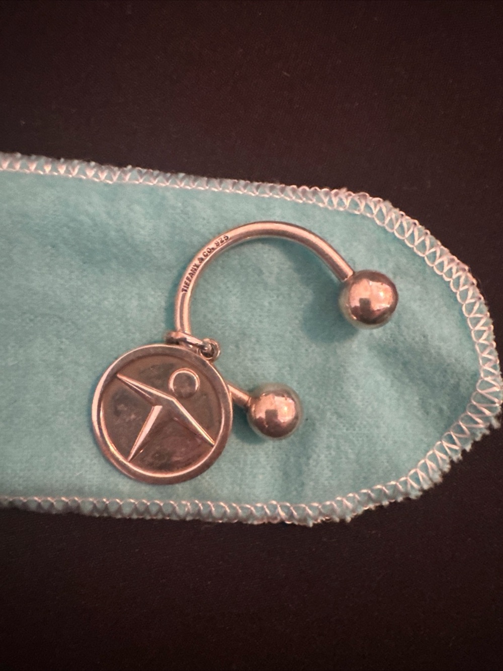 Tiffany&co 925 Key ring